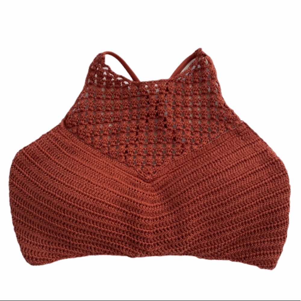 Crochet Bikini Top • Sz L